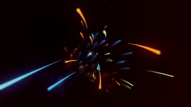 Абстрактные Высокотехнологичные Кадры Фона Анимация Бесшовного Цикла — стоковое видео