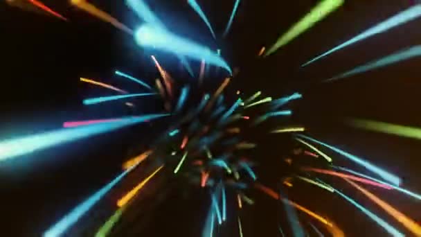 Абстрактні Відео Високих Технологій Фону Анімація Безшовної Петлі — стокове відео