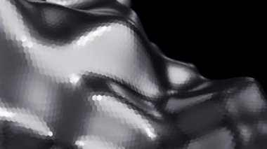 Arkaplan için soyut yüksek teknoloji desenli dalgalar, dikişsiz döngünün animasyonu