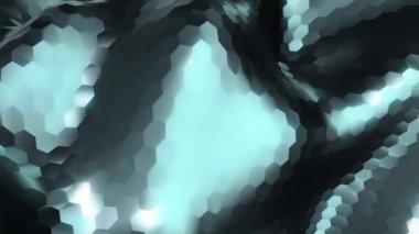 Arkaplan için soyut yüksek teknoloji desenli dalgalar, dikişsiz döngünün animasyonu