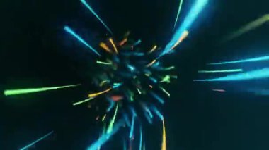 Özgeçmiş için soyut yüksek teknoloji görüntüleri, kusursuz döngünün animasyonu