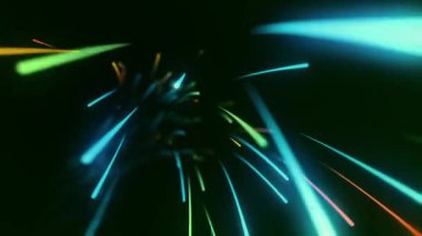 Özgeçmiş için soyut yüksek teknoloji görüntüleri, kusursuz döngünün animasyonu