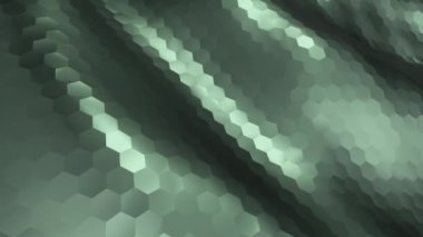 Arkaplan için soyut yüksek teknoloji desenli dalgalar, dikişsiz döngünün animasyonu