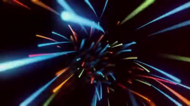 Özgeçmiş için soyut yüksek teknoloji görüntüleri, kusursuz döngünün animasyonu