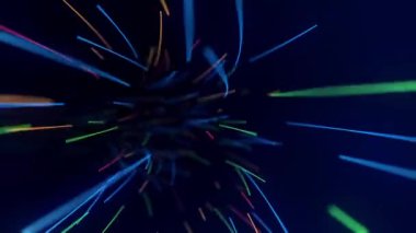 Özgeçmiş için soyut yüksek teknoloji görüntüleri, kusursuz döngünün animasyonu