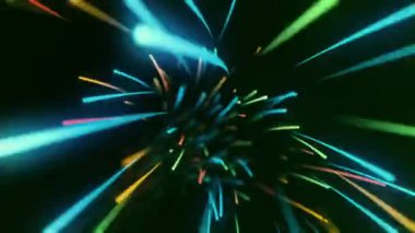 Özgeçmiş için soyut yüksek teknoloji görüntüleri, kusursuz döngünün animasyonu