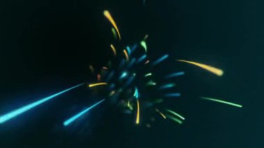 Özgeçmiş için soyut yüksek teknoloji görüntüleri, kusursuz döngünün animasyonu