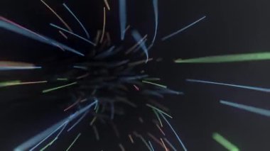 Özgeçmiş için soyut yüksek teknoloji görüntüleri, kusursuz döngünün animasyonu