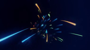 Özgeçmiş için soyut yüksek teknoloji görüntüleri, kusursuz döngünün animasyonu