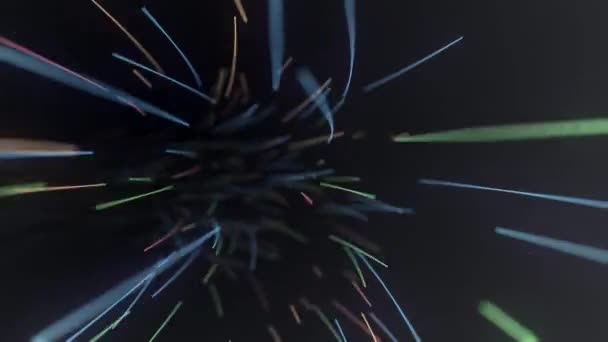 séquences abstraites de haute technologie pour l'arrière-plan, animation de boucle transparente 