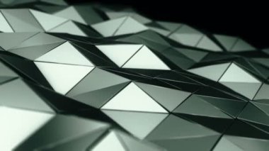 Arkaplan için soyut yüksek teknoloji desenli dalgalar, dikişsiz döngünün animasyonu