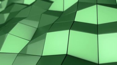 Arkaplan için soyut yüksek teknoloji desenli dalgalar, dikişsiz döngünün animasyonu