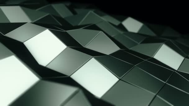 ondes texturées abstraites de haute technologie pour l'arrière-plan, animation de boucle transparente 