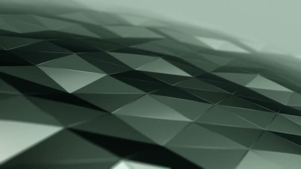 Abstract Tech Textured Waves Background Animation Seamless Loop — 비디오