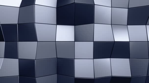 ondes texturées abstraites de haute technologie pour l'arrière-plan, animation de boucle transparente 