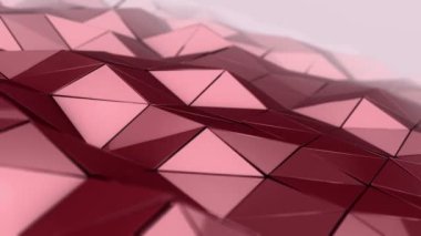 Arkaplan için soyut yüksek teknoloji desenli dalgalar, dikişsiz döngünün animasyonu