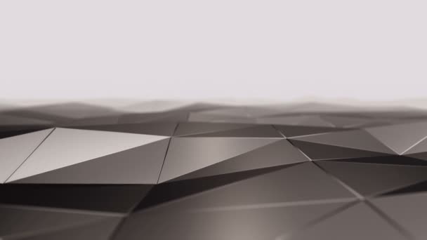 Ondes Texturées Abstraites Haute Technologie Pour Arrière Plan Animation Boucle — Video