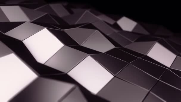 ondes texturées abstraites de haute technologie pour l'arrière-plan, animation de boucle transparente 