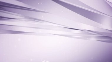 Camdan dalgalanan ve uçan çizgilerin mor animasyonlu soyut arkaplan, kusursuz döngünün animasyonu