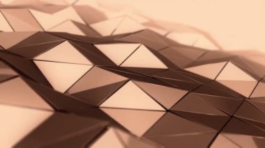 Arkaplan için soyut yüksek teknoloji desenli dalgalar, dikişsiz döngünün animasyonu