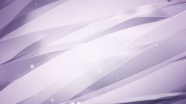 Camdan dalgalanan ve uçan çizgilerin mor animasyonlu soyut arkaplan, kusursuz döngünün animasyonu