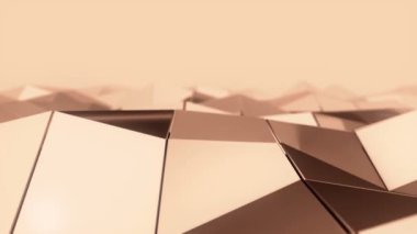 Arkaplan için soyut yüksek teknoloji desenli dalgalar, dikişsiz döngünün animasyonu