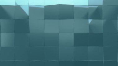 Arkaplan için soyut yüksek teknoloji desenli dalgalar, dikişsiz döngünün animasyonu