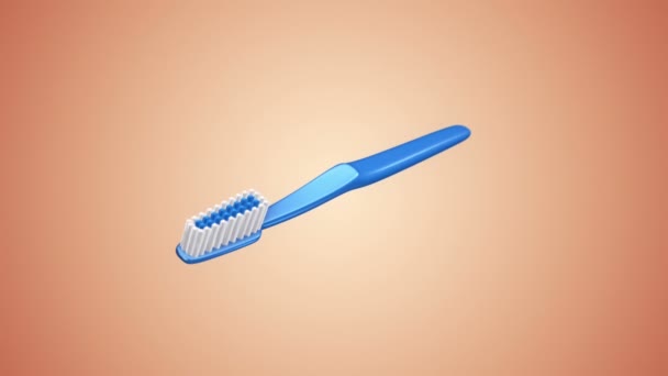 Animation Toothbrush Animation Seamless Loop — ストック動画