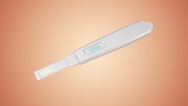 Scientific Animation Medical Thermometer Blue Background Animation Seamless Loop — 비디오