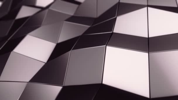 ondes texturées abstraites de haute technologie pour l'arrière-plan, animation de boucle transparente 