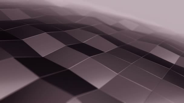 Abstract Tech Textured Waves Background Animation Seamless Loop — 비디오