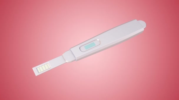 Scientific Animation Medical Thermometer Blue Background Animation Seamless Loop — 비디오