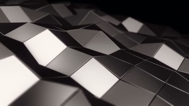 ondes texturées abstraites de haute technologie pour l'arrière-plan, animation de boucle transparente 