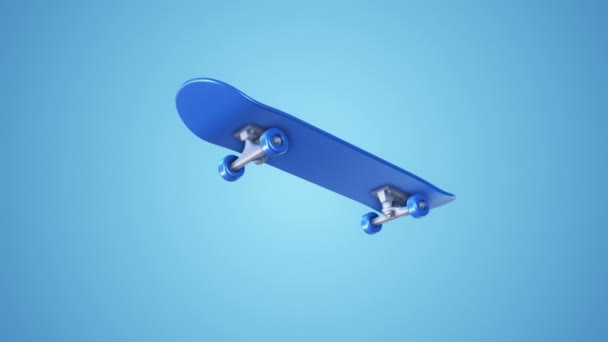 Animation Footage Skateboard Animation Seamless Loop — Stock Video