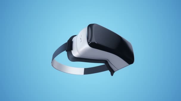 Animación Auriculares Realidad Virtual Animación Bucle Sin Costuras — Vídeos de Stock