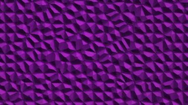 Soyut mor titreşimli yüzey moleküllerin mozaik hücreleri, biyoloji ve mikrobiyolojinin arkaplanı, kusursuz döngünün animasyonu 