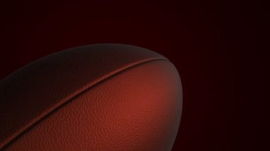 Amerikan futbolu için yavaş dönüş topu animasyonu, kusursuz döngü