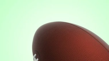 Amerikan futbolu için yavaş dönüş topu animasyonu, kusursuz döngü