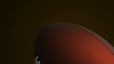 Amerikan futbolu için yavaş dönüş topu animasyonu, kusursuz döngü