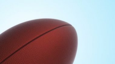 Amerikan futbolu için yavaş dönüş topu animasyonu, kusursuz döngü