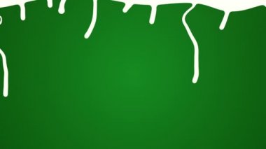 Renkli arkaplan üzerinde düz şekilli daireler olan soyut bir arkaplan. Kusursuz döngünün animasyonu.