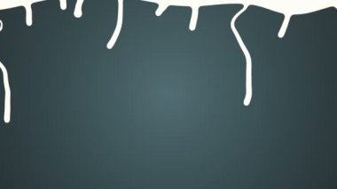 Renkli arkaplan üzerinde düz şekilli daireler olan soyut bir arkaplan. Kusursuz döngünün animasyonu.