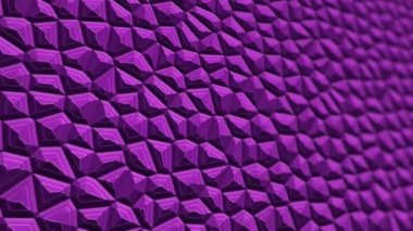 Soyut mor titreşimli yüzey moleküllerin mozaik hücreleri, biyoloji ve mikrobiyolojinin arkaplanı, kusursuz döngünün animasyonu 