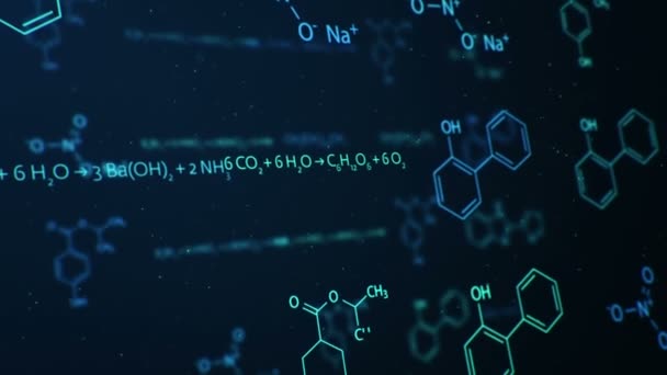 Animación Programación Pantalla Digital Abstracta Bucle Sin Costura — Vídeo de stock