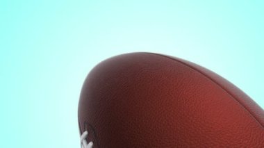 Amerikan futbolu için yavaş dönüş topu animasyonu, kusursuz döngü