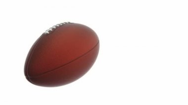 Amerikan futbolu için yavaş dönüş topu animasyonu, kusursuz döngü