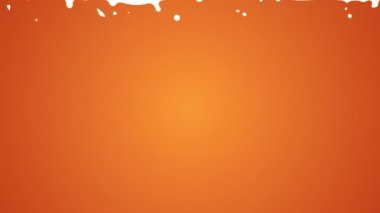 Renkli arkaplan üzerinde düz şekilli daireler olan soyut bir arkaplan. Kusursuz döngünün animasyonu.