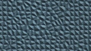 Soyut gri titreşimli yüzey moleküllerin mozaik hücreleri, biyoloji ve mikrobiyolojinin arkaplanı, kusursuz döngünün animasyonu 