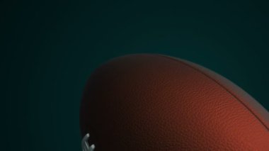 Amerikan futbolu için yavaş dönüş topu animasyonu, kusursuz döngü