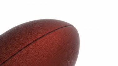 Amerikan futbolu için yavaş dönüş topu animasyonu, kusursuz döngü
